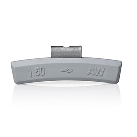 Plombco 0.75 oz AW Style Plasteel Clip-on Wheel Weight P38-AWPS075